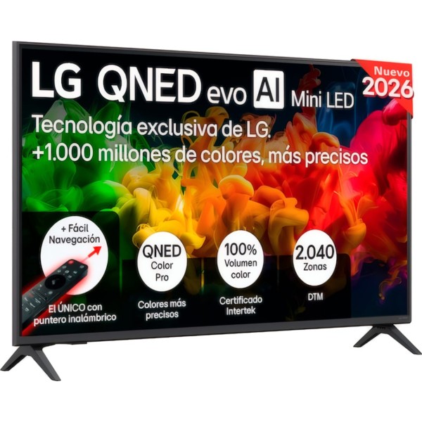 Lg qned evo miniled ai qned81 / televisor smart tv 50" qned 4k uhd